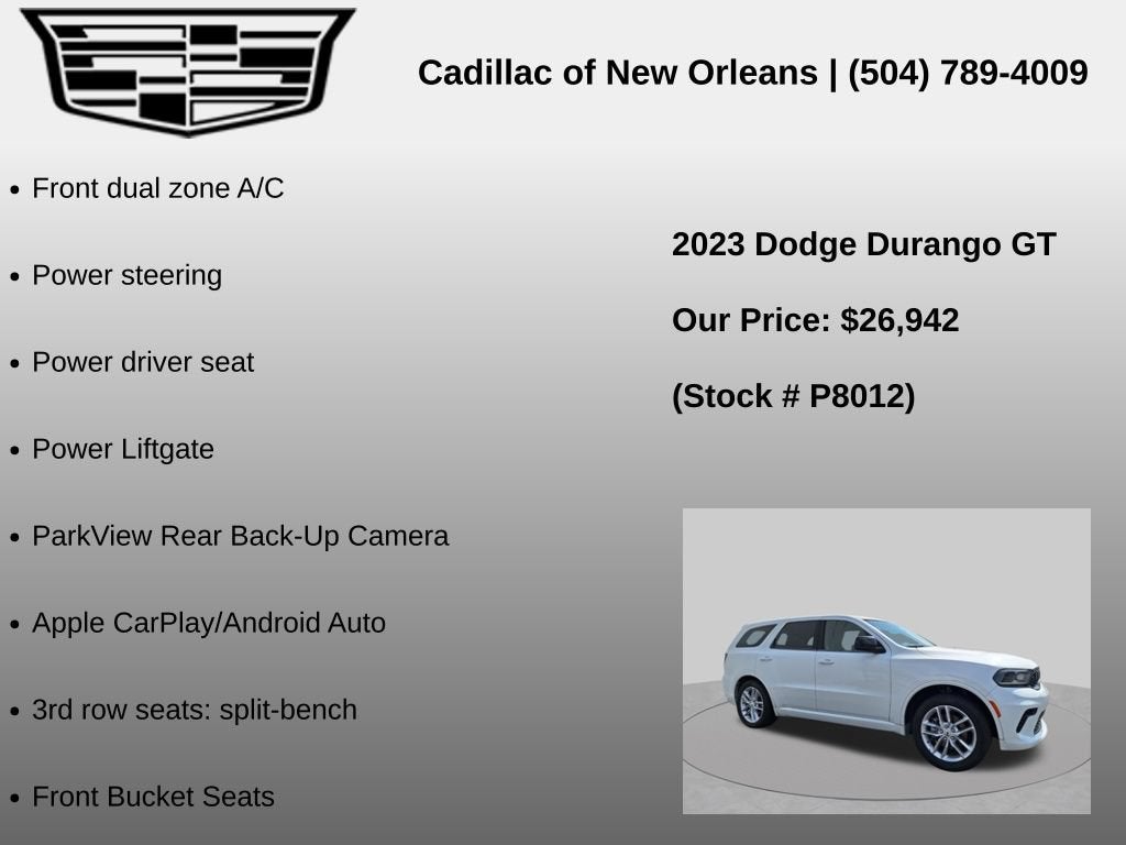 2023 Dodge Durango GT