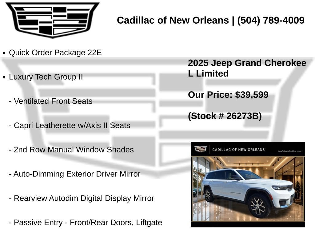 2025 Jeep Grand Cherokee L Limited