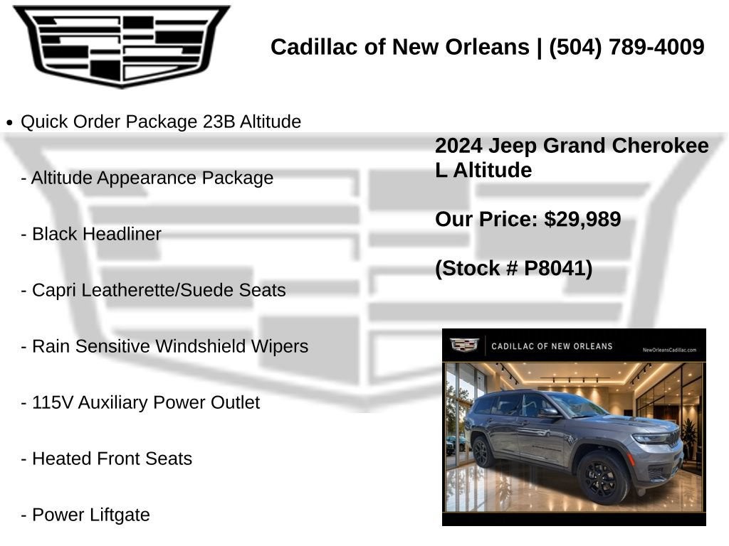 2024 Jeep Grand Cherokee L Altitude