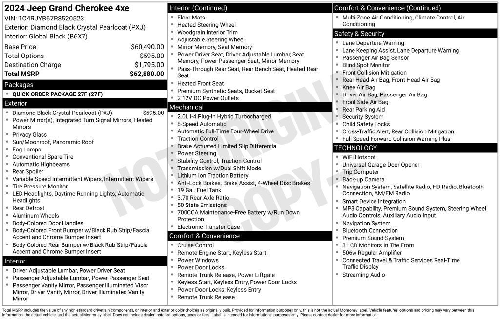 2024 Jeep Grand Cherokee 4xe Base