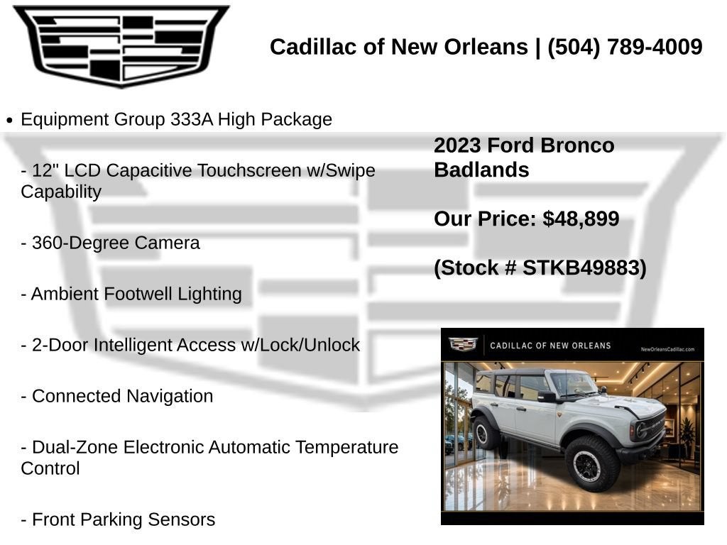 2023 Ford Bronco Base