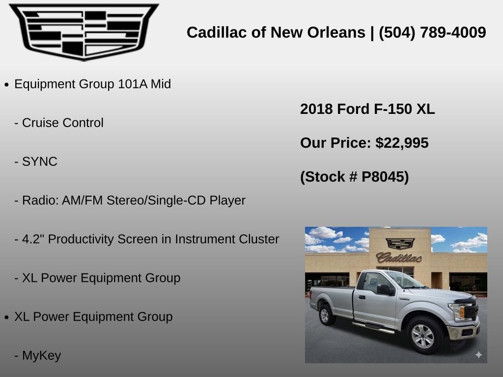 2018 Ford F-150 XL
