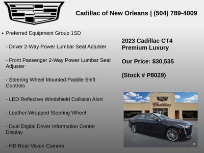 2023 Cadillac CT4 Premium Luxury