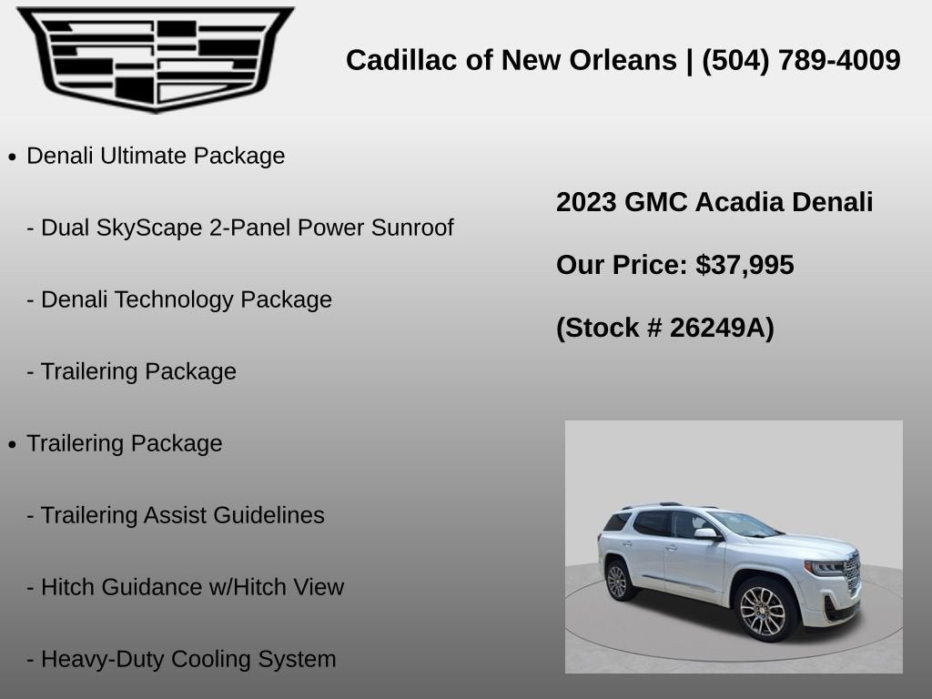 2023 GMC Acadia Denali