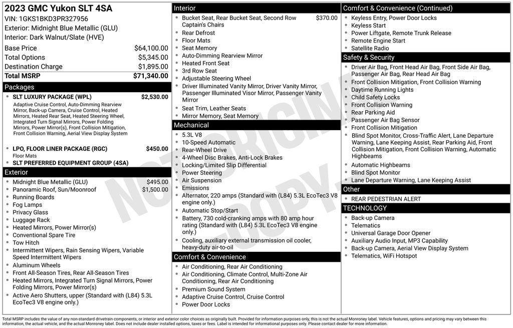2023 GMC Yukon SLT