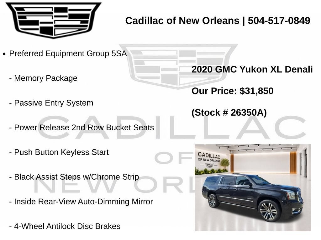 2020 GMC Yukon XL Denali