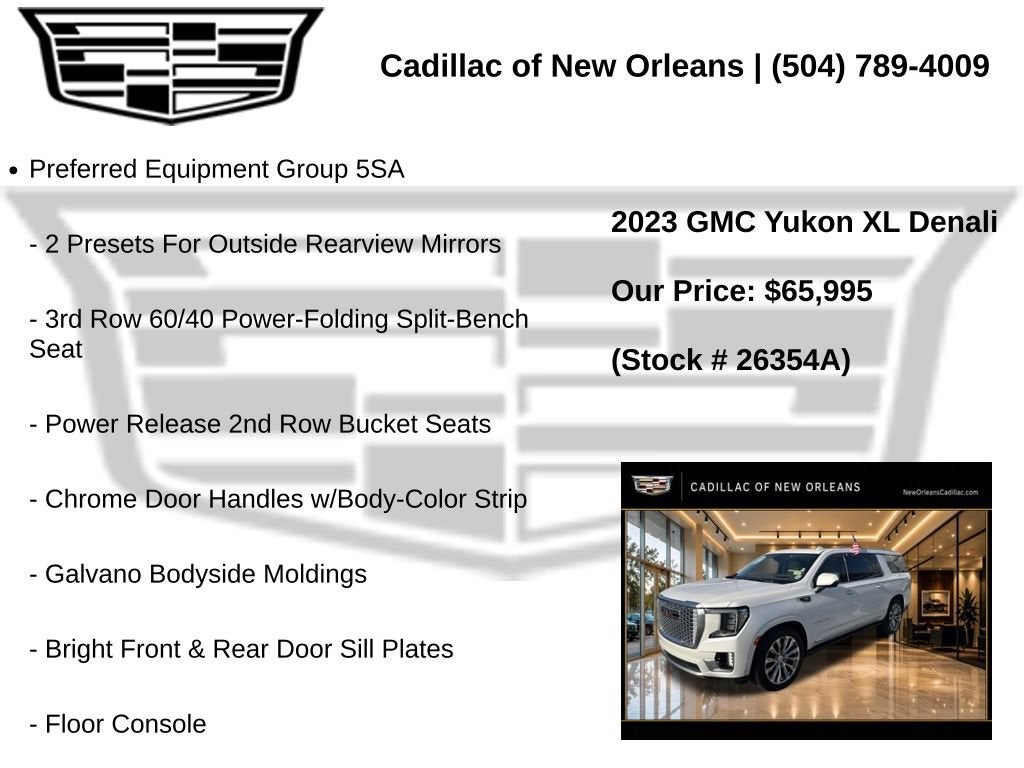 2023 GMC Yukon XL Denali