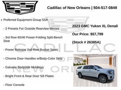 2023 GMC Yukon XL Denali