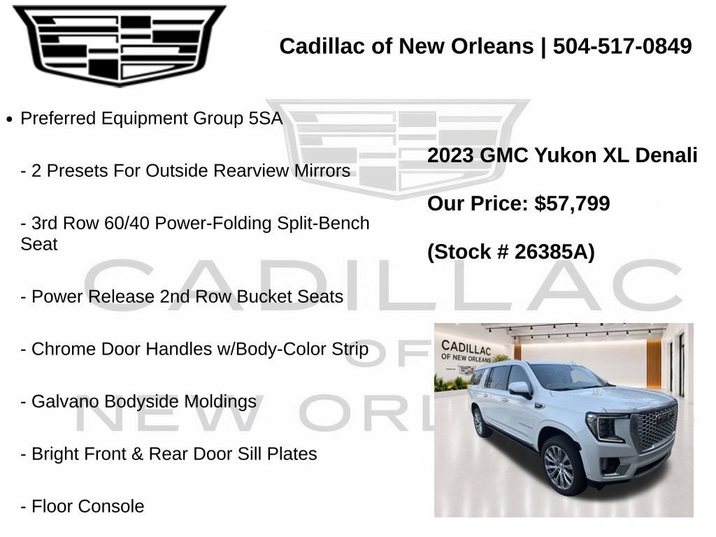 2023 GMC Yukon XL Denali