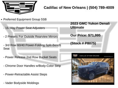 2023 GMC Yukon Denali Ultimate