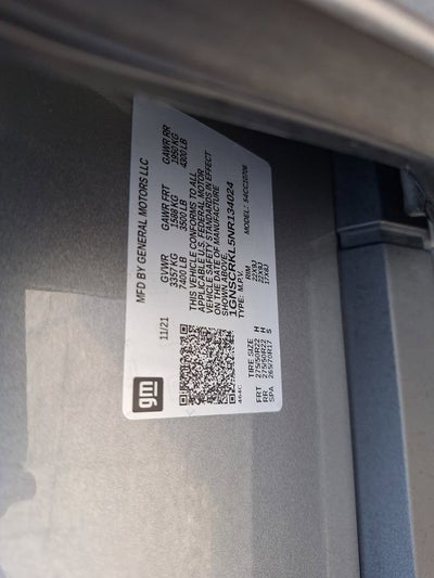 2022 Chevrolet Tahoe RST