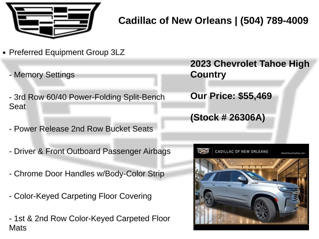 2023 Chevrolet Tahoe High Country