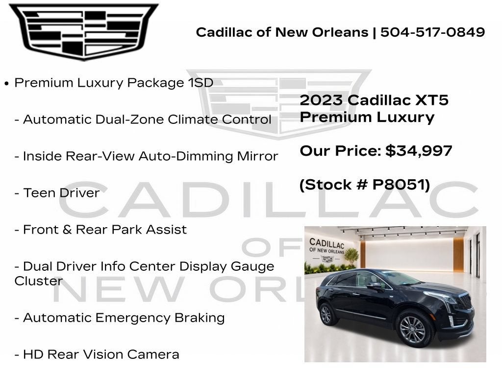 2023 Cadillac XT5 Premium Luxury