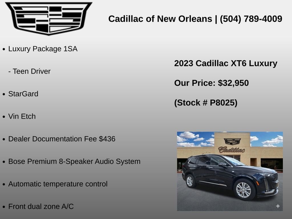2023 Cadillac XT6 Luxury