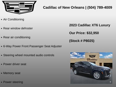 2023 Cadillac XT6 Luxury
