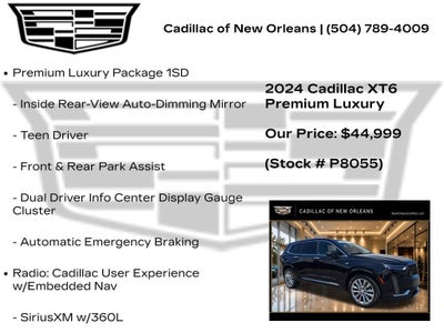 2024 Cadillac XT6 Premium Luxury
