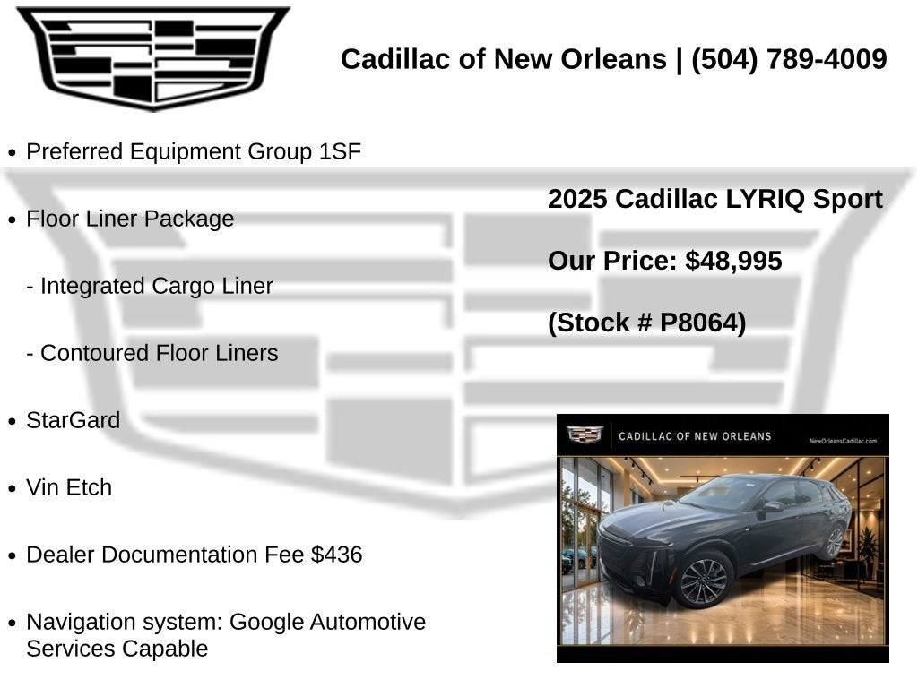 2025 Cadillac LYRIQ Sport 1