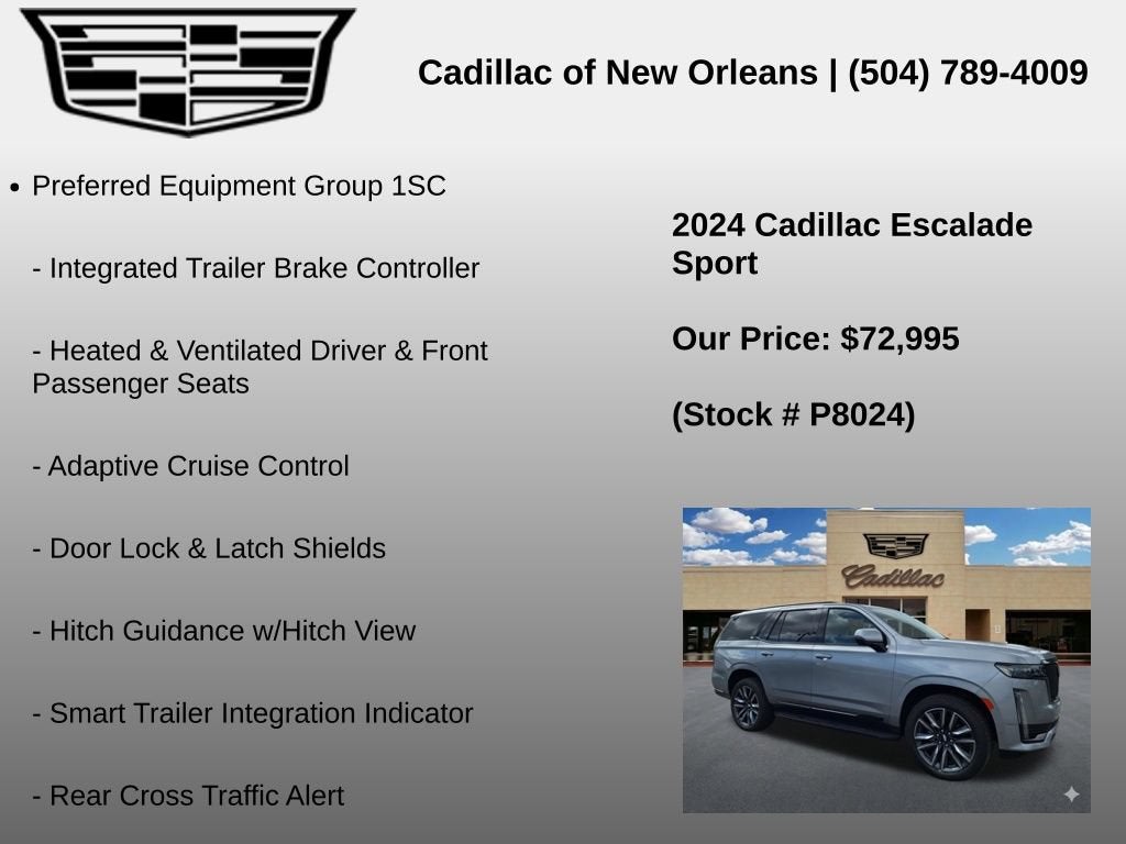 2024 Cadillac Escalade Sport