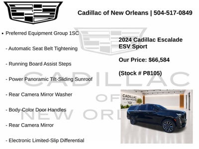 2024 Cadillac Escalade ESV Sport