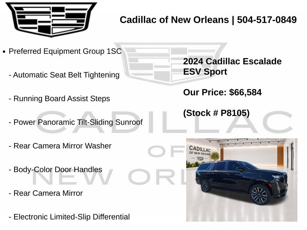 2024 Cadillac Escalade ESV Sport
