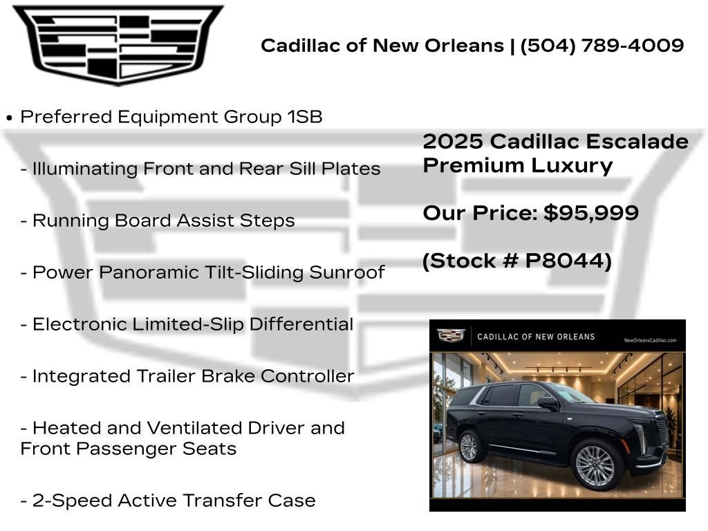 2025 Cadillac Escalade Premium Luxury