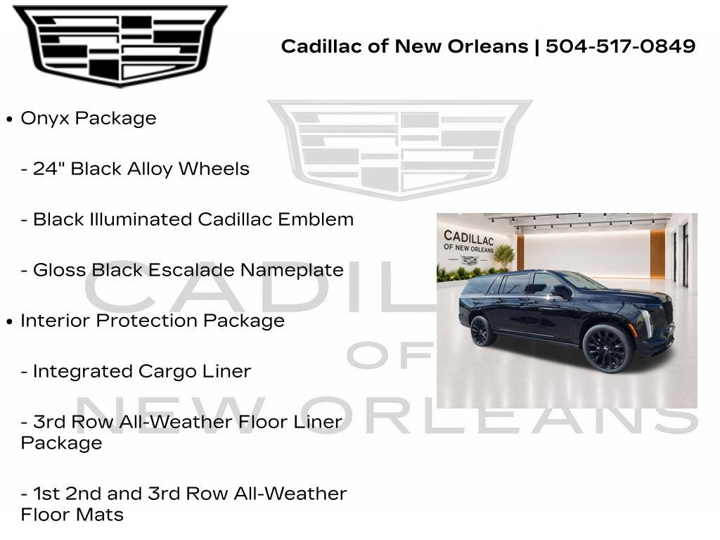 2026 Cadillac Escalade ESV Platinum Sport
