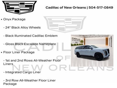 2026 Cadillac Escalade ESV Platinum Sport
