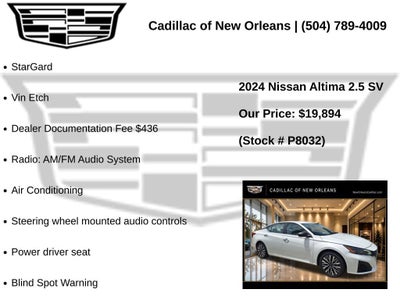2024 Nissan Altima 2.5 SV