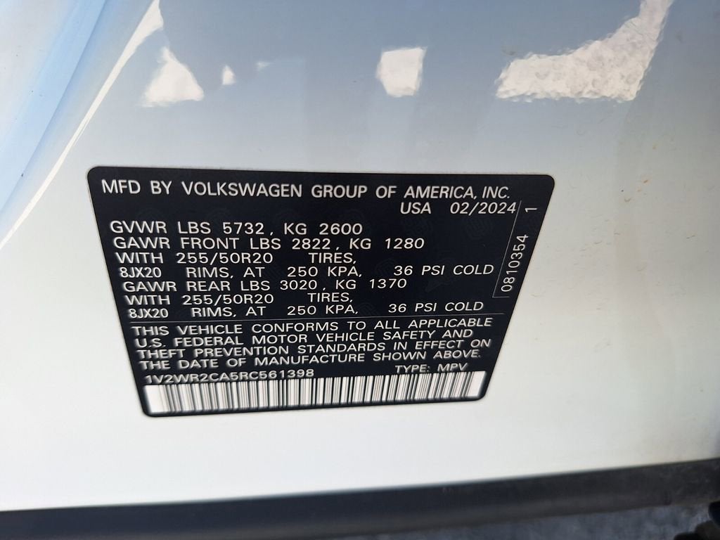2024 Volkswagen Atlas 2.0T SE w/Technology