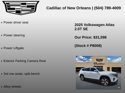 2025 Volkswagen Atlas 2.0T SE w/Technology
