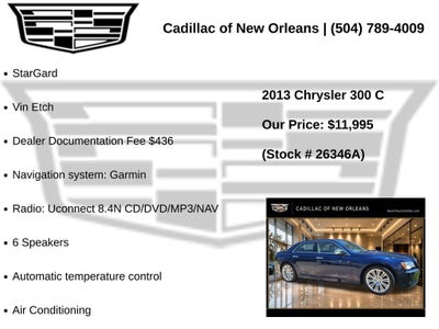 2013 Chrysler 300 300C