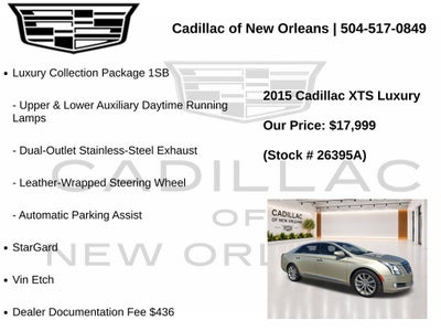 2015 Cadillac XTS Luxury