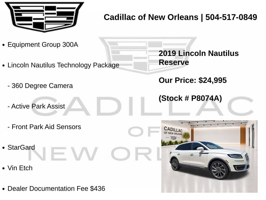 2019 Lincoln Nautilus Reserve