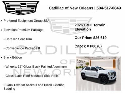 2026 GMC Terrain Elevation