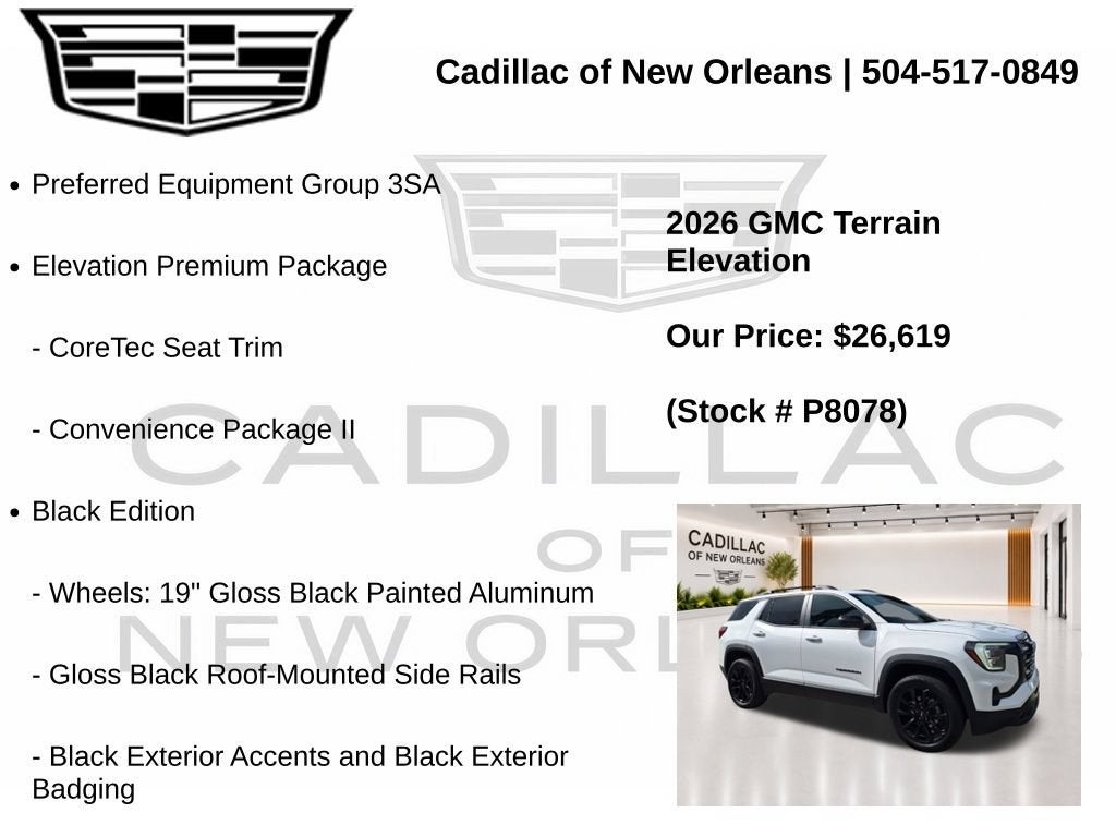 2026 GMC Terrain Elevation