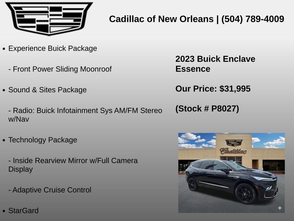 2023 Buick Enclave Essence