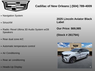 2025 Lincoln Aviator Black Label