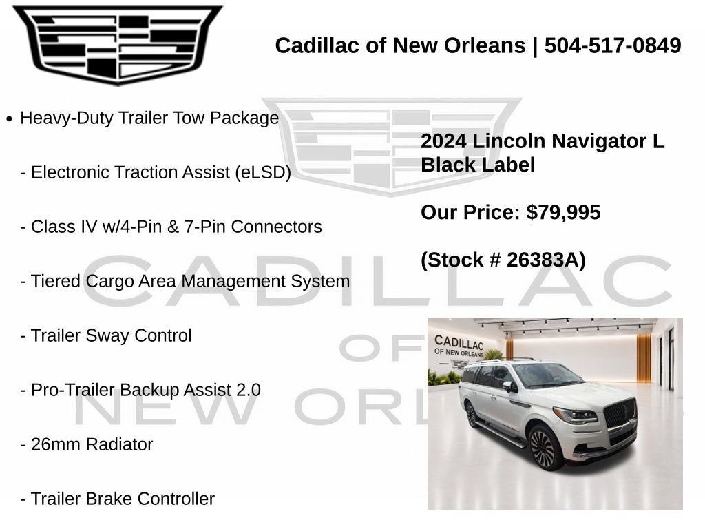 2024 Lincoln Navigator L Black Label