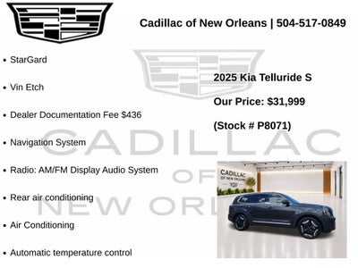 2025 Kia Telluride S