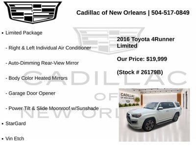 2016 Toyota 4Runner SR5
