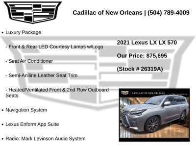 2021 Lexus LX LX 570