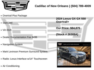 2024 Lexus GX GX 550 Premium