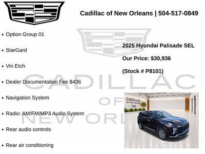 2025 Hyundai Palisade SEL