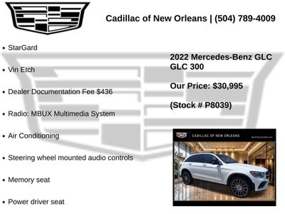 2022 Mercedes-Benz GLC GLC 300