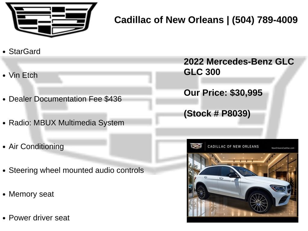 2022 Mercedes-Benz GLC GLC 300