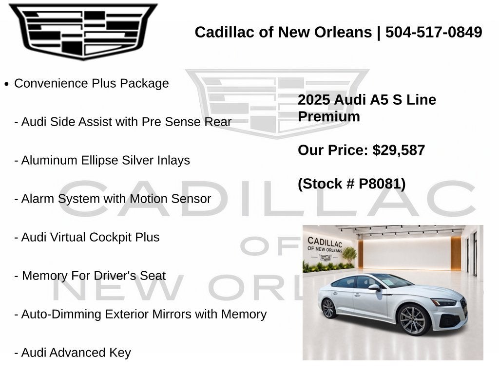 2025 Audi A5 Sportback S line Premium