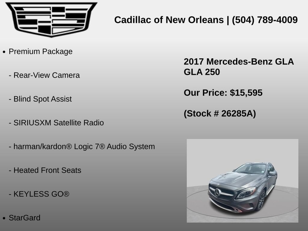 2017 Mercedes-Benz GLA GLA 250