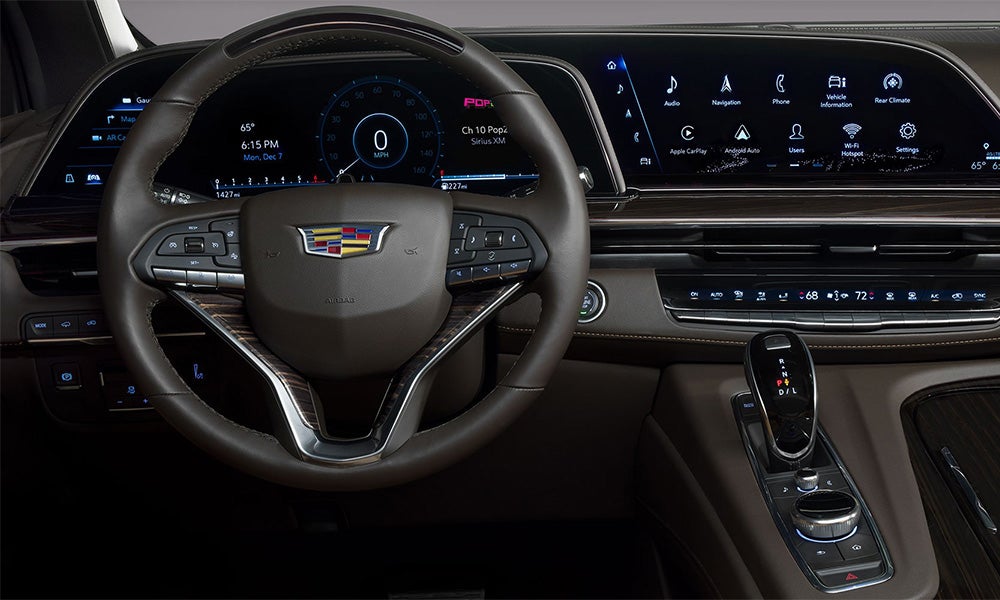 Interior of 2024 Cadillac Escalade at Cadillac of New Orleans in Metairie LA